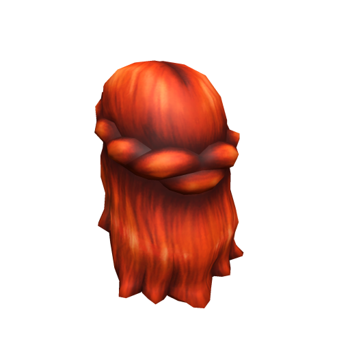 Free Belle Of Belfast: long red hair for your Roblox avatar