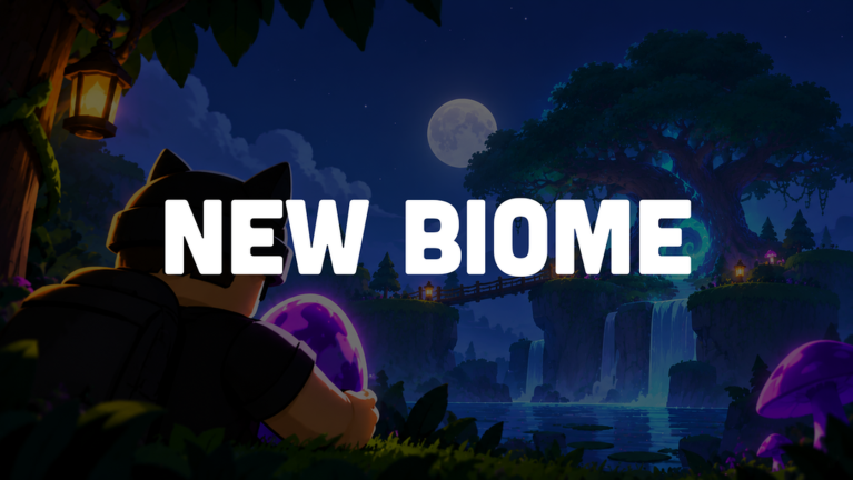 Miniatura oficial de NEW BIOME IS COMING..., publicada por and Collect Rare Pets en Roblox.